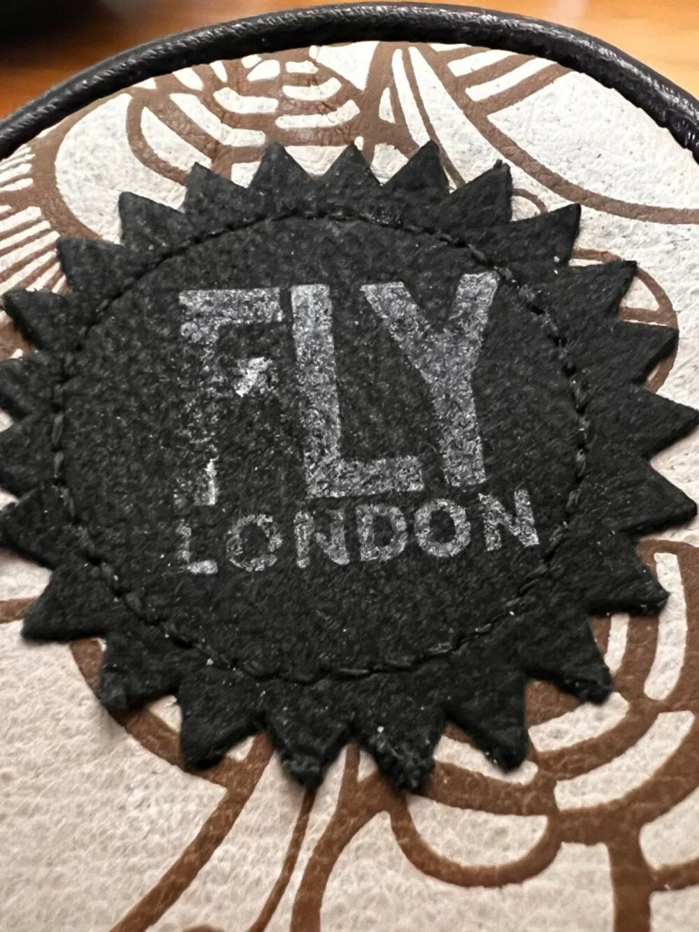 Fly London Black Perforated Open-Toe Platform Sandals